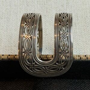 Elegant Silver Cuff Bracelet